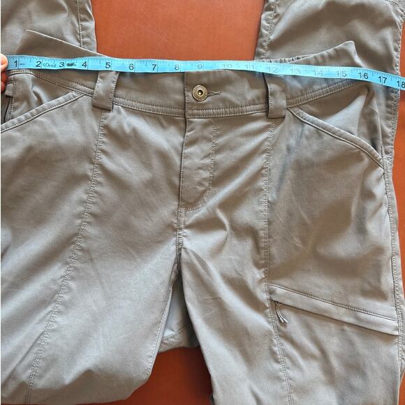 Duluth Dry on the Fly Slim Leg Pants Light Gray Quick Dry UPF 50 Women’s 8x29 - Picture 3 of 8